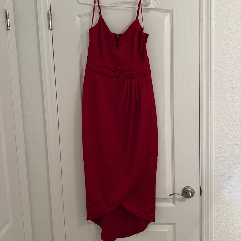 Express red dress